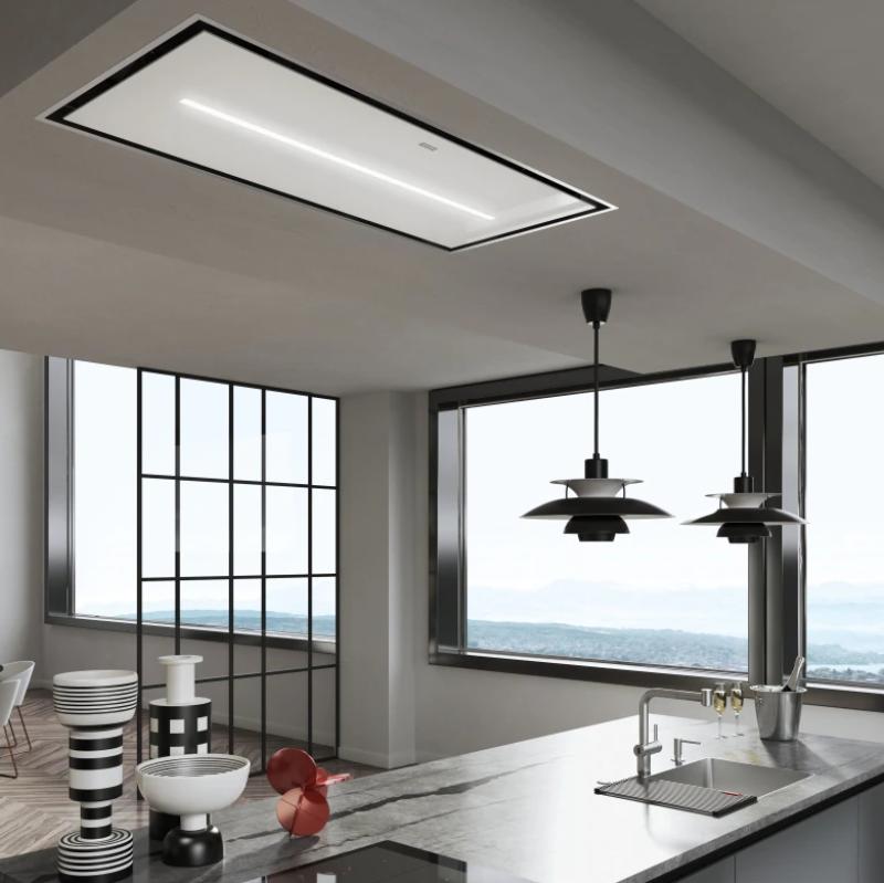 Franke Mythos Air Hub D stropná jednotka biela sklenená digestor 120 cm 350.0679.885