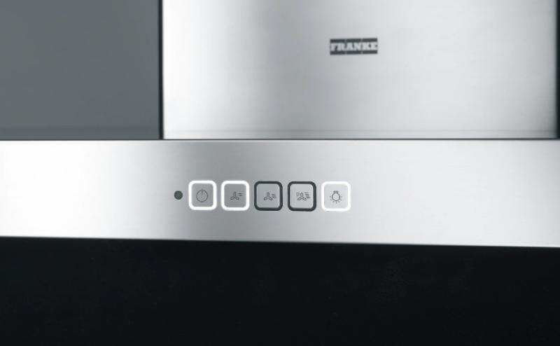 Franke Mythos Tale ostrovná digestor z nehrdzavejúcej ocele 90 cm 325.0552.774