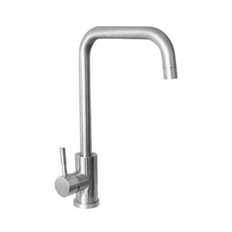 Ausmann Inox Square kuchynská batéria s otočným výtokom, celonerezová 1208958309