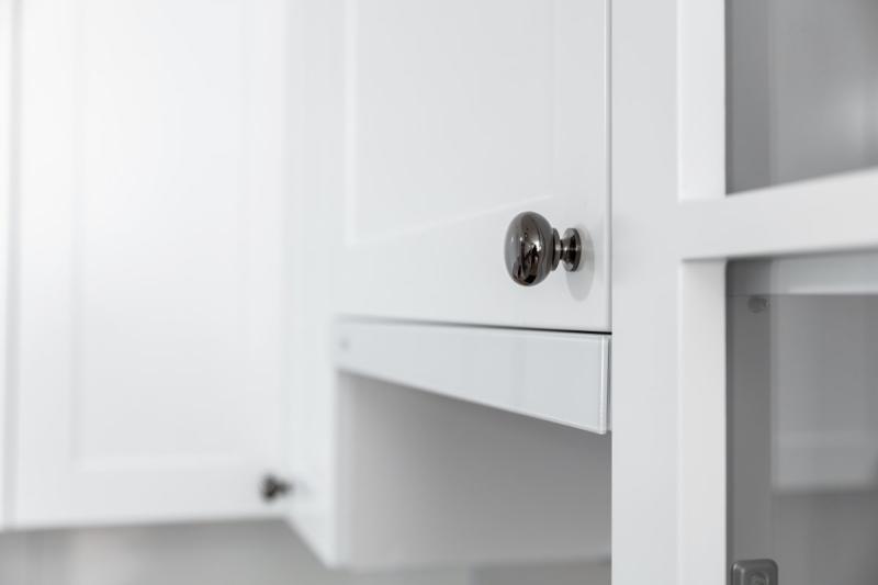 Oceľová gombička BERGAMO čierna chróm 1208959159