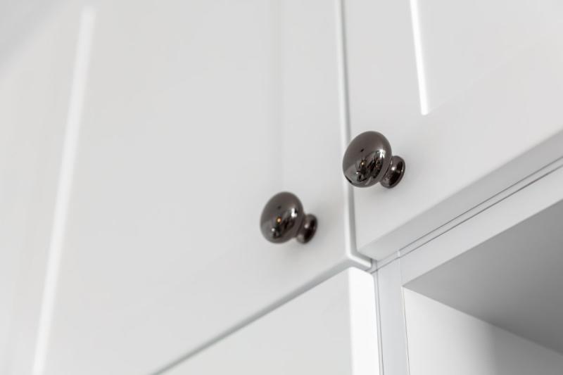 Oceľová gombička BERGAMO čierna chróm 1208959159