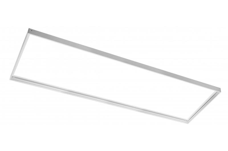 Rám na povrchovú montáž LED panelov 30x120cm (TYP KING, PRINCE, INNOVO), bez skrutiek, biely 1208959229