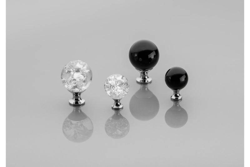 Zamaková gombík Crystal Palace C 30 mm chróm + CRYSTAL 1208959277