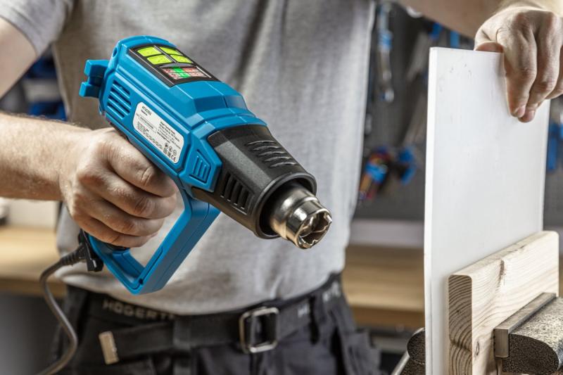 Hoegert LCD Digitálna Teplovzdušná Pištoľ 2000W 1208960197