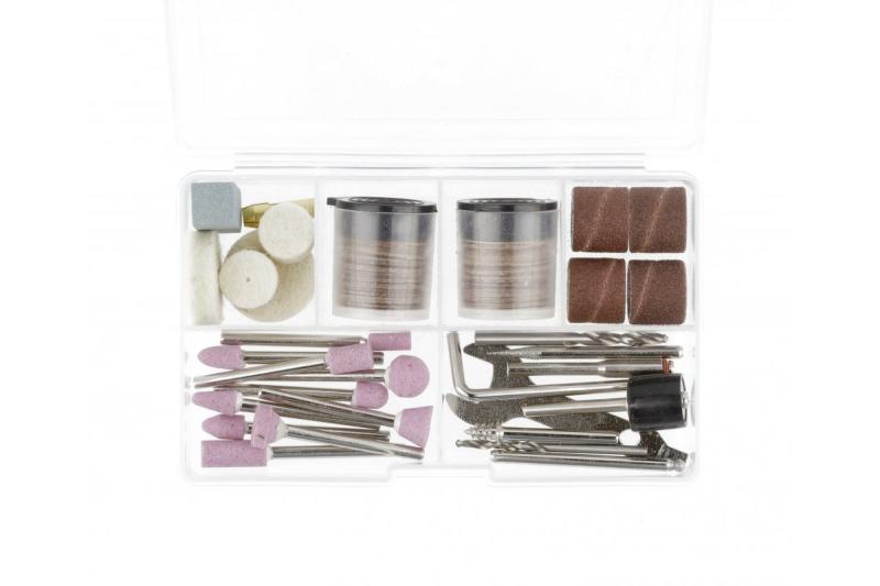 Hoegert Mini brúska v kufri vrátane 184 extra príslušenstiev 1208960199 HT2E101