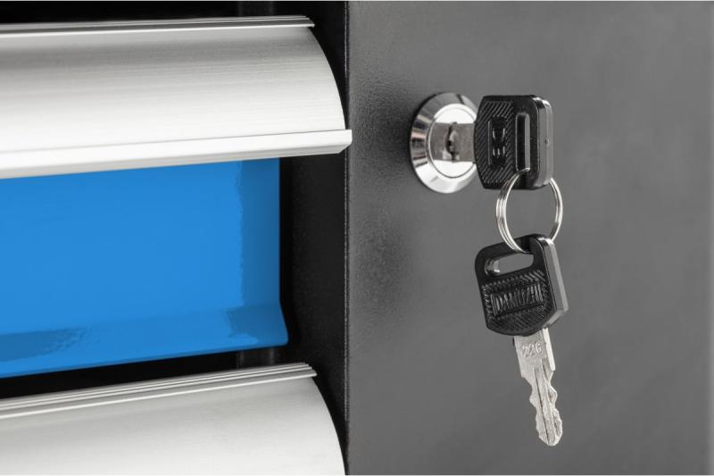 Hoegert náradová skriňa s 7 zásuvkami a bočnými dverami. 1208962009