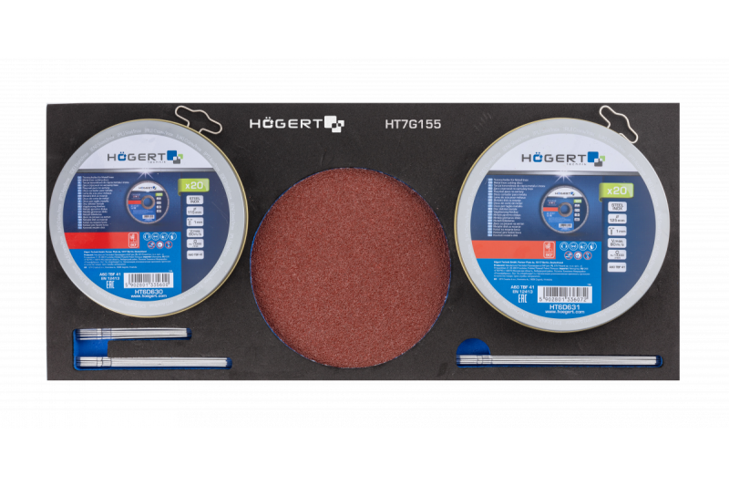 Hoegert 7-zásuvková náradie skriňa s bočnými dverami s príslušenstvom 544 kusov. 1208962010