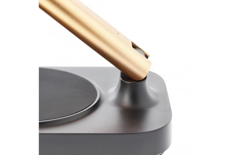 Decoračná stolná lampa Bressi 8W 450lm AC220-240V 3-CCT Bezdrôtové nabíjanie USB PF>0,5 RA>80 Čierna / Zlatá 1208962479