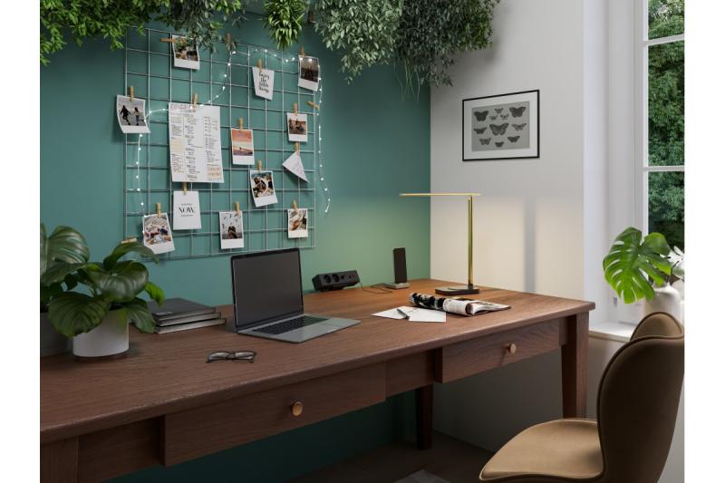 Decoračná stolná lampa Bressi 8W 450lm AC220-240V 3-CCT Bezdrôtové nabíjanie USB PF>0,5 RA>80 Čierna / Zlatá 1208962479