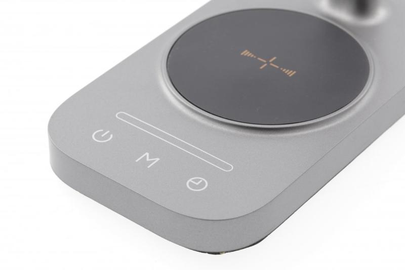 Dekoračná stolová lampa Bressi 8W 450lm AC220-240V 3-CCT Bezdrôtové nabíjanie USB PF>0 5 RA>80 Sivá 1208962480