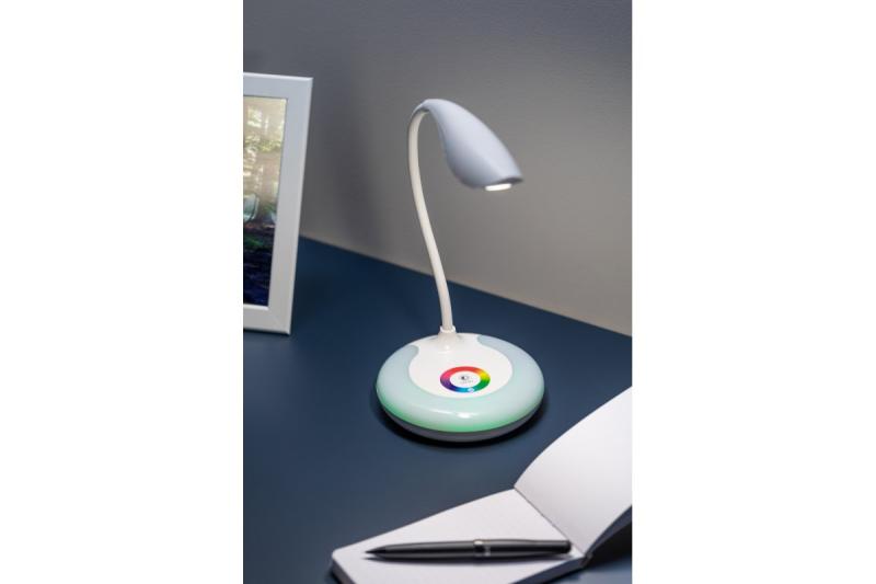 Dekoratívna stolová lampa GALACTIC LED 5W 240lm 5V DC 4000K RGB základňa USB nabíjanie biele telo 1208962485