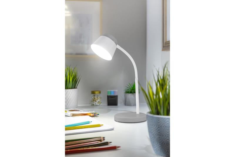 Dekoračná stolná lampa Helin 6W 350lm AC220-240V 3-CCT PF>0,5 RA>80 Sivá 1208962491