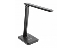 Decor IZUKA LED stolná lampa 6W 400lm AC220-240V 50/60Hz CCT indukčná nabíjačka čierna. 1208962497