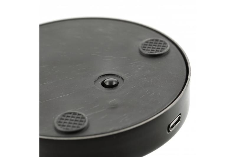 Dekoračná stolná lampa Monum 3W 200lm DC 5V 1A 3000 K 3 stupne. Stmievateľná s batériou 1800 mAh, čierna. 1208962504