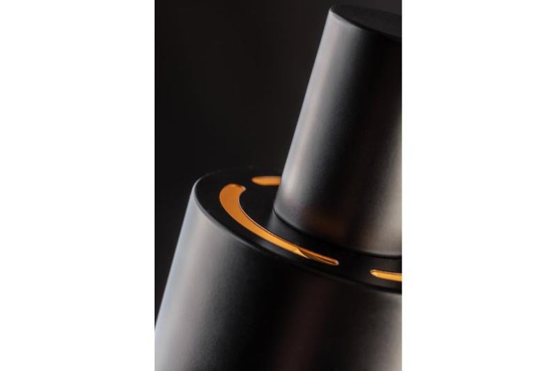 Dekoračná stolová lampa SELVIA II 5570 max. 250V 50/60Hz 1*E14 max. 25 W priemer 10 cm IP20 čierna/zlatá. 1208962513