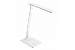 Sure, here is the translation in Slovak:

Dekoračná stolová lampa Tritton 6W 340lm AC220-240V 4-CCT bezdrôtové nabíjanie USB PF>0,5 RA>80 biela. 1208962517