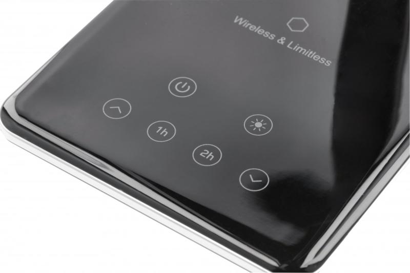 Decoračná stolová lampa Tritton 6W 340lm AC220-240V 4-CCT Bezdrôtové nabíjanie USB PF>0,5 RA>80 čierna 1208962518