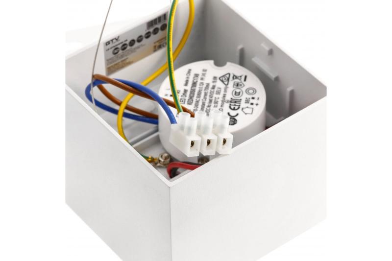 Dekoratívne LED svietidlo ARTEMIDA 20W 1920lm AC220-240V 50/60 Hz PF>0,9 Ra≥80 IP20 IK08 4000K 38° štvorcové biele. 1208962641