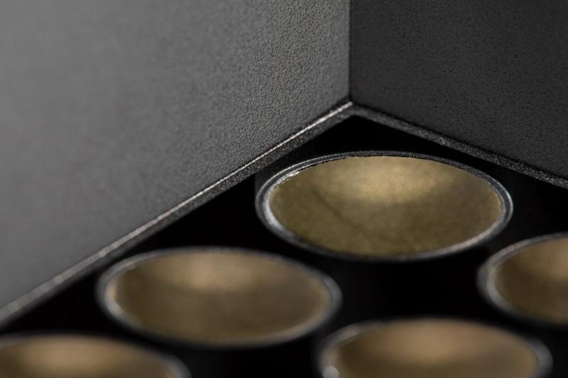 Dekoratívne LED svietidlo ARTEMIDA 20W 1920lm AC220-240V 50/60 Hz PF>0,9 Ra≥80 IP20 IK08 4000K 38° štvorcové čierne. 1208962642