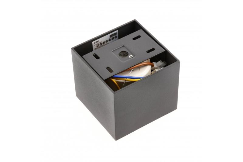 Dekoratívne LED svietidlo ARTEMIDA 20W 1920lm AC220-240V 50/60 Hz PF>0,9 Ra≥80 IP20 IK08 4000K 38° štvorcové čierne. 1208962642