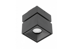 Dekor LED svietidlo BIANCO 8W 680lm AC220-240V 50/60 Hz PF>0,9 Ra≥80 IP20 IK06 36° 4000K štvorcové čierne. 1208962670