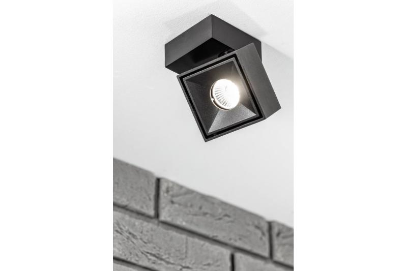 Dekor LED svietidlo BIANCO 8W 680lm AC220-240V 50/60 Hz PF>0,9 Ra≥80 IP20 IK06 36° 4000K štvorcové čierne. 1208962670