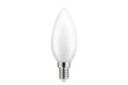 LED svetlo, SEMI-TRANSPARENTNÝ FILAMENT, C35, 4000K, E14, 4W, 420lm, AC220-240V/50-60Hz, RA>80, 360° 1208962691