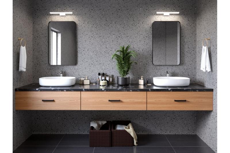 Dekoračné LED svietidlo Catania 400mm 8W AC220-240V 50/60Hz 4000K IP44 RA >80 640lm Chróm 1208962883