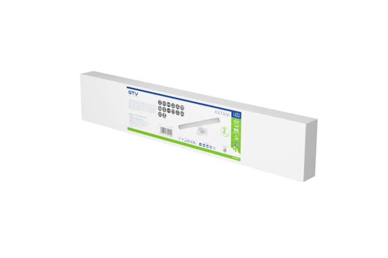 Decor Led svietidlo Catania 600mm 12W AC220-240V 50/60Hz 4000K IP44 RA >80 960lm Chróm. 1208962886