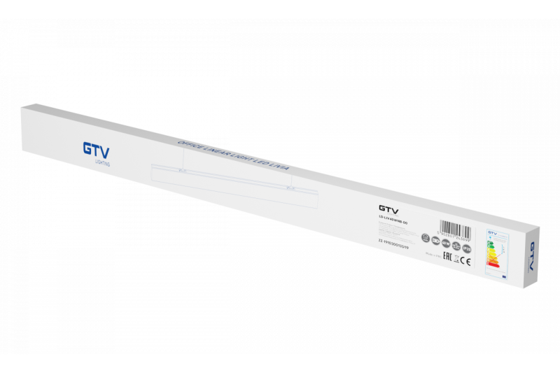 Dekoračné LED závesné svietidlo LIVIA 40W 3600lm AC220-240V 50-60Hz 100° RA>80 IP20 AL/PC 4000K 120cm čierne. 1208962913