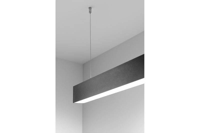 LED lineárne svietidlo LUNA-A 40W 3200lm AC220-240V 50-60Hz 100° RA>80 PF>0,9 AL/PC 4000K 120cm čierne. 1208962939