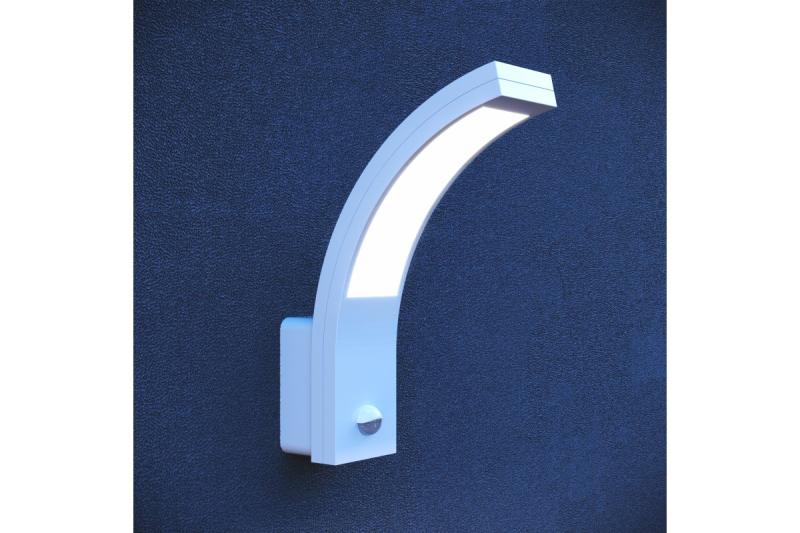 LED svietidlo PARIS s pohybovým senzorom 10W 900lm IP54 AC220-240V 50/60Hz 140° 9m 4000K biela. 1208963095