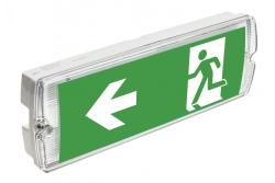 LED núdzové svietidlo SAHER-3 LED DUO, 3W, 300lm, AC220-240V, 50-60Hz, IP65, 3h, 6400K 1208963123