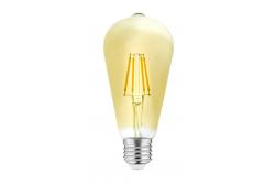 LED dekoratívna žiarovka, vlákno Vintage, ST64, E27, 4 W, 400 lm, AC 220–240 V/50–60 Hz, PF > 0,5, 3000 K 1208963178