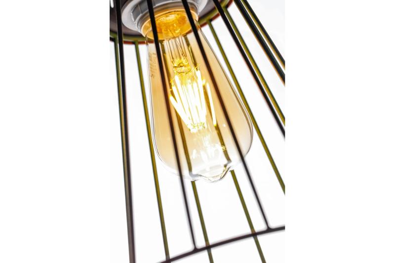 LED dekoratívna žiarovka, vlákno Vintage, ST64, E27, 4 W, 400 lm, AC 220–240 V/50–60 Hz, PF > 0,5, 3000 K 1208963178