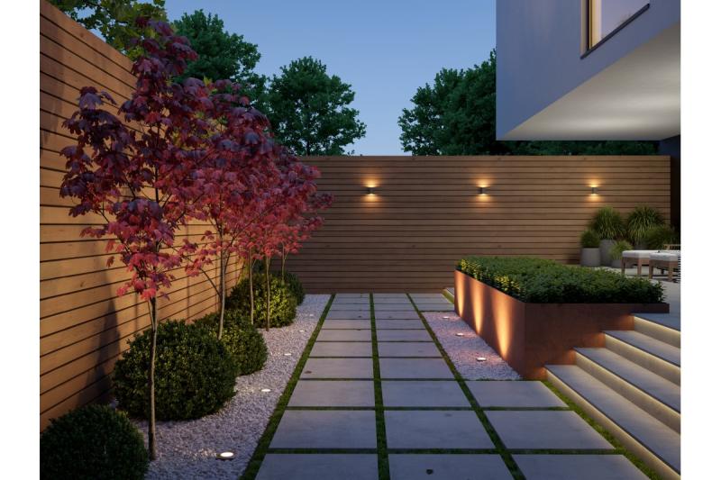 Svetelná fasádna armatura dvojcestná TIAGO KW GU10 MAX.2x35W IP54 AC220-240V 50/60Hz nerezová oceľ. 1208963200