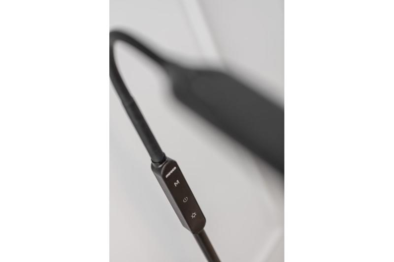 Decor Podlahová lampa Vasalia 8W 450lm AC220-240V 4-CCT 5-stupňový stmievač časovač45' PF>0,5 RA>80 Čierna 1208963348