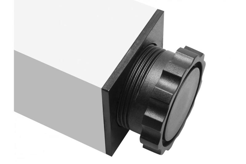 Štvorcová 46mm hliníková noha stola 82 cm vysoká + 3cm nastaviteľná na výšku 1208963488
