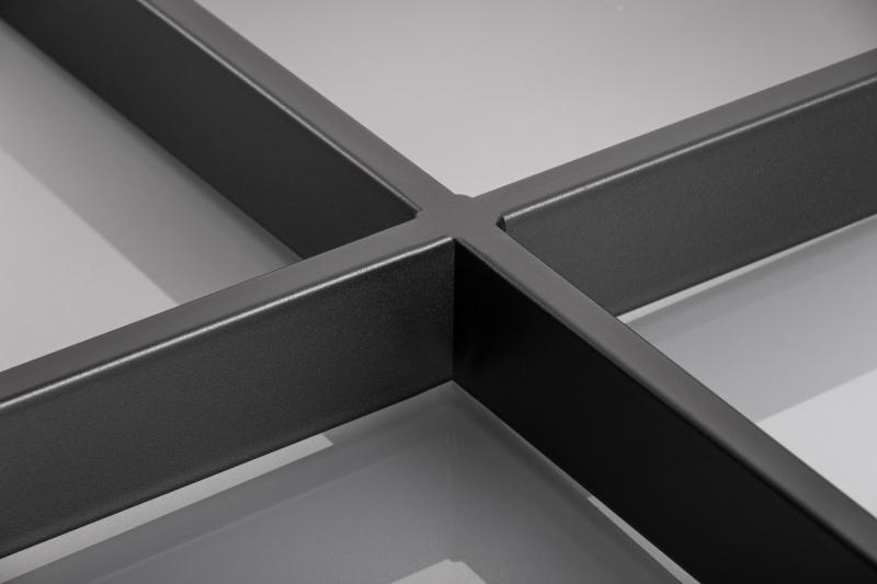 Rám nohy GTV INDUSTRIA, kríž PRO, H=710 mm, Š=820 mm, profil 80 x 80, oceľ, čierna 1208963607