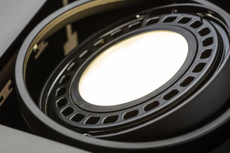 Deco PIREO stropné svietidlo vstavané JEDNODUCHÉ čierne/čierne 1208963774