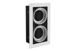 Dekor PIREO stropné svietidlo vstavané DVOJITÉ sivé/sivé 1208963777