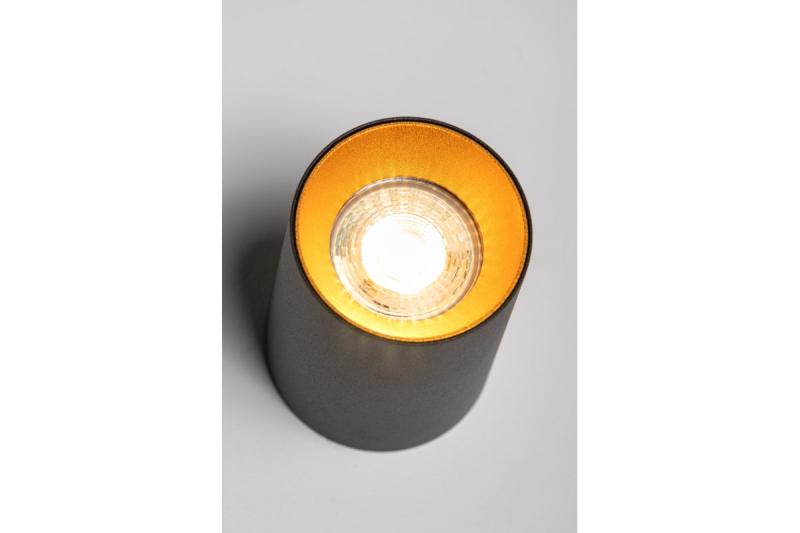 Dekor Stropné svietidlo AERO hliník 70x100mm IP20 max. 20W okrúhle čierne. 1208963807