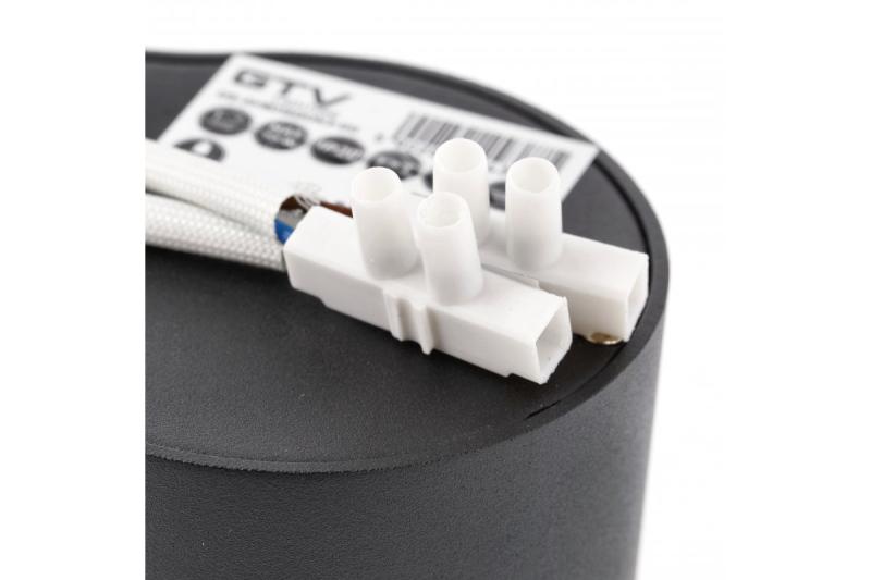 Dekor Stropné svietidlo AVEIRO DUO hliník 160x80x85mm IP20 max 20W*2 okrúhle čierne. 1208963826