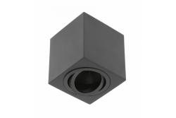 Dekoračné stropné svietidlo AVEIRO BIS hliník 80x80x90mm IP20 max 20W štvorcové čierne. 1208963836