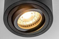 Dekor Stropné svietidlo AVEIRO BIS hliník 80x90mm IP20 max 20W okrúhle čierne. 1208963838