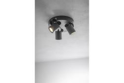 Dekoratívne stropné svietidlo BLINK AC220-240V 50/60 Hz GU10 max. 20W*3 IP 20 trojité čierne 1208963844