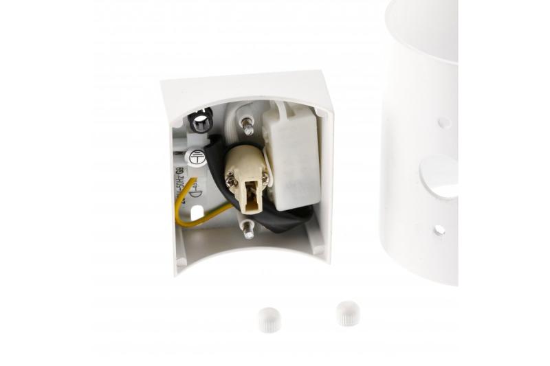 Dekoratívne nástenné svietidlo CAMPIONE hliník G9 IP20 max. 40W IP20 okrúhle biele. 1208963852