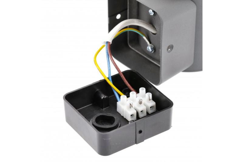 Deco Záhradné svietidlo CORTA-AU E27 MAX.25W IP44 AC220-240V 50-60Hz vrchné pravé nástenné svietidlo antracit. 1208963857