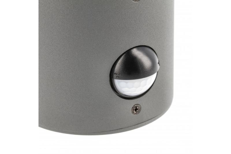 Decor Záhradné svietidlo CORTA-AU PIR E27 MAX.25W IP44 AC220-240V 50-60Hz nástenné svietidlo vrch grafit. 1208963858