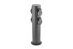 Dekor Záhradný stĺp CORTA-P 36 IP54 AC220-240V 50-60Hz 4*Schucko zásuvka max. 3500W stĺp grafit. 1208963859